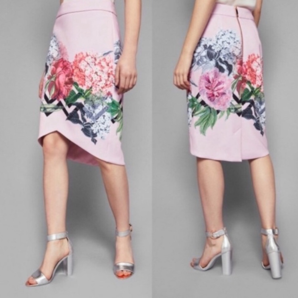 Ted Baker• Soella Palace Gardens Pencil Skirt